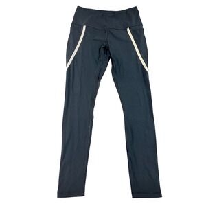 RBX Active Leggings Womens Small S/P Petite Black Athletic Pockets Zip Up Ankle